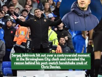 Hull City coach Sergej Jakirovic fumed over a controversial incident involving Birmingham City and revealed the main reason why he declined to shake Chris Davies hand after the match
