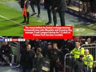 Reason why Portsmouth coach John Mousinho and Frank Lampard was furious with each other during Portsmouth vs. Coventry City match(1-2)