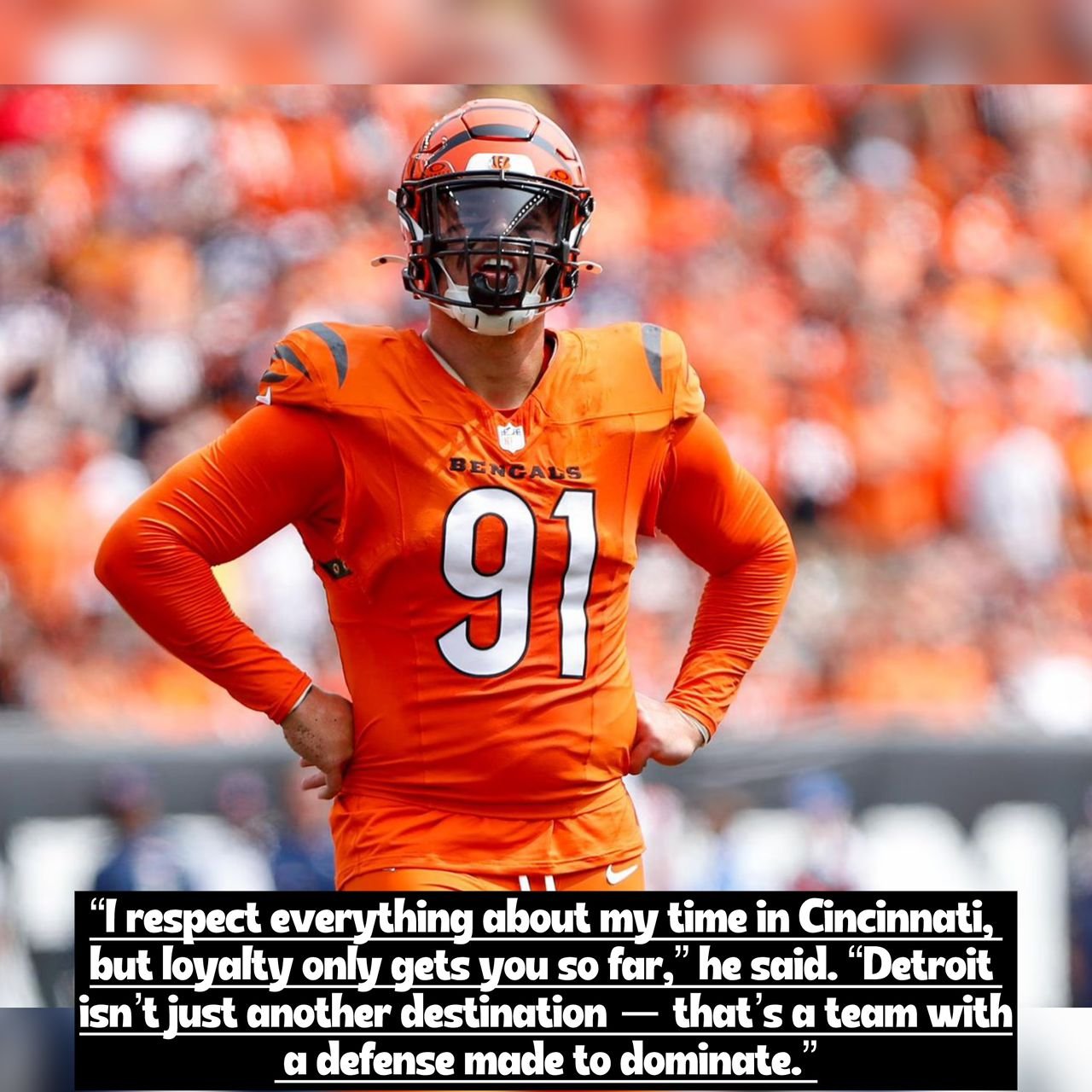 Cincinnati Bengals sensational player sends a clear message to Detroit Lions as trade and contract saga unfolds