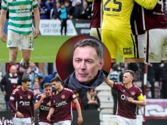 “Hearts deserved it" Chris Sutton gave his verdict over the match between Hearts vs. Celtic ( 3-1 )
