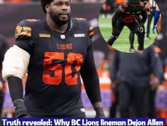 The real reason explained why BC Lions Offensive tackle Dejon Allen will be absent from Western final matchup vs. Saskatchewan Roughriders
