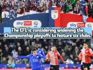 There are ongoing discussions in the EFL about allowing six teams into the Championship playoffs