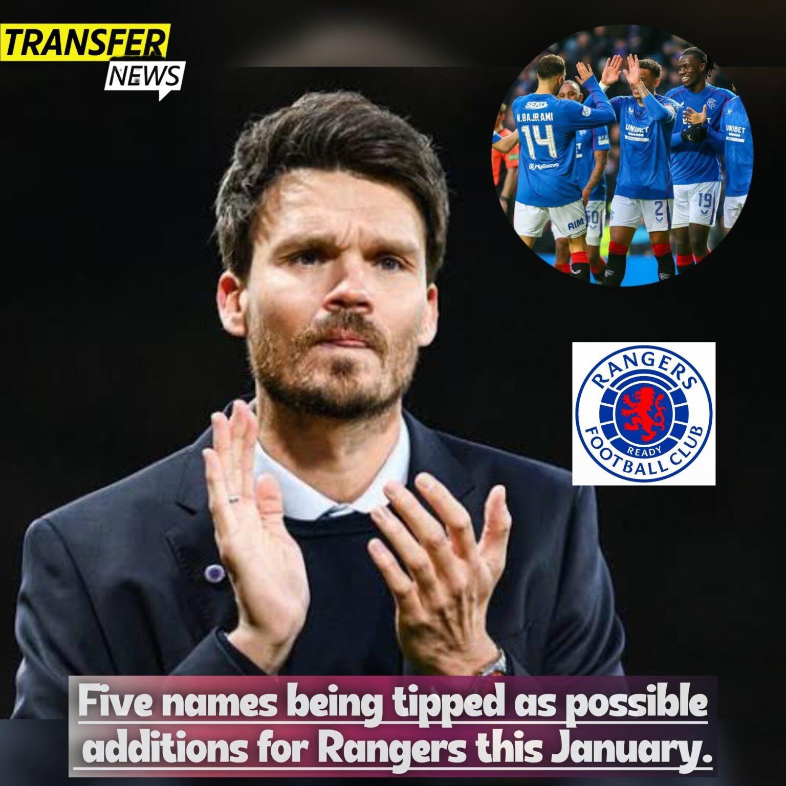 Five players who may be set to join Rangers in the upcoming January ...